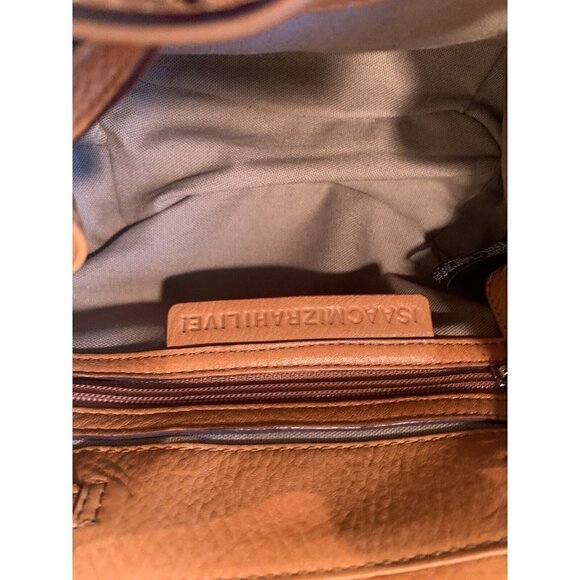 ISAAC Mizrahi leather drawstring Crossbody Purse - Picture 10 of 10